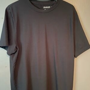 Abercrombie & Fitch Black Crew Neck Short Sleeve Tee
